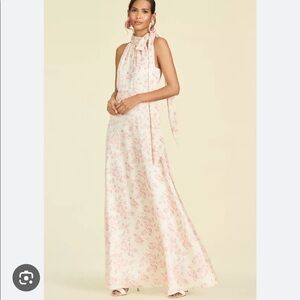 Sachin & Babi Kayla Gown - Rouge Rose Watercolor NWT size 6 bridesmaid, wedding